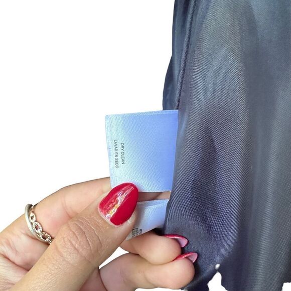 Vintage Le Suit Kasper Group Blue Striped Blazer - Picture 8 of 9